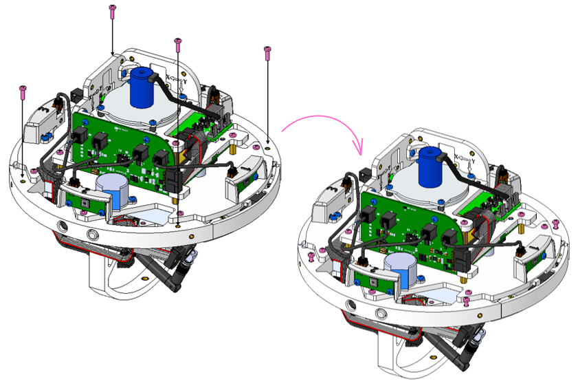 Установка креплений для полусферы