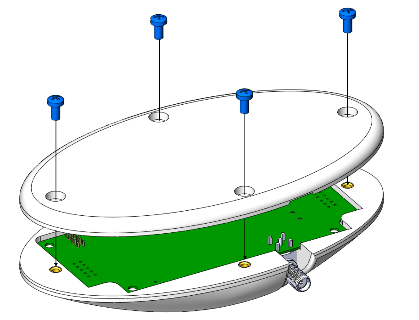 Сборка наземного модуля УКВ