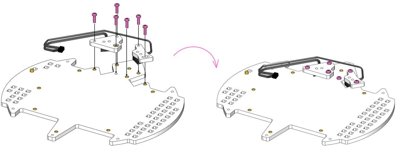 Крепление концевых выключателей