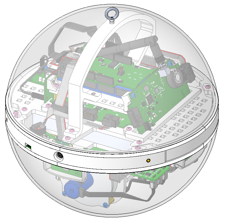 Собранный конструктор OrbiX (трехосная конфигурация)