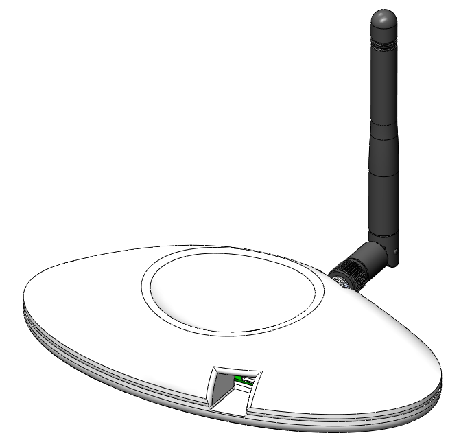 Крепление антенны наземного модуля УКВ