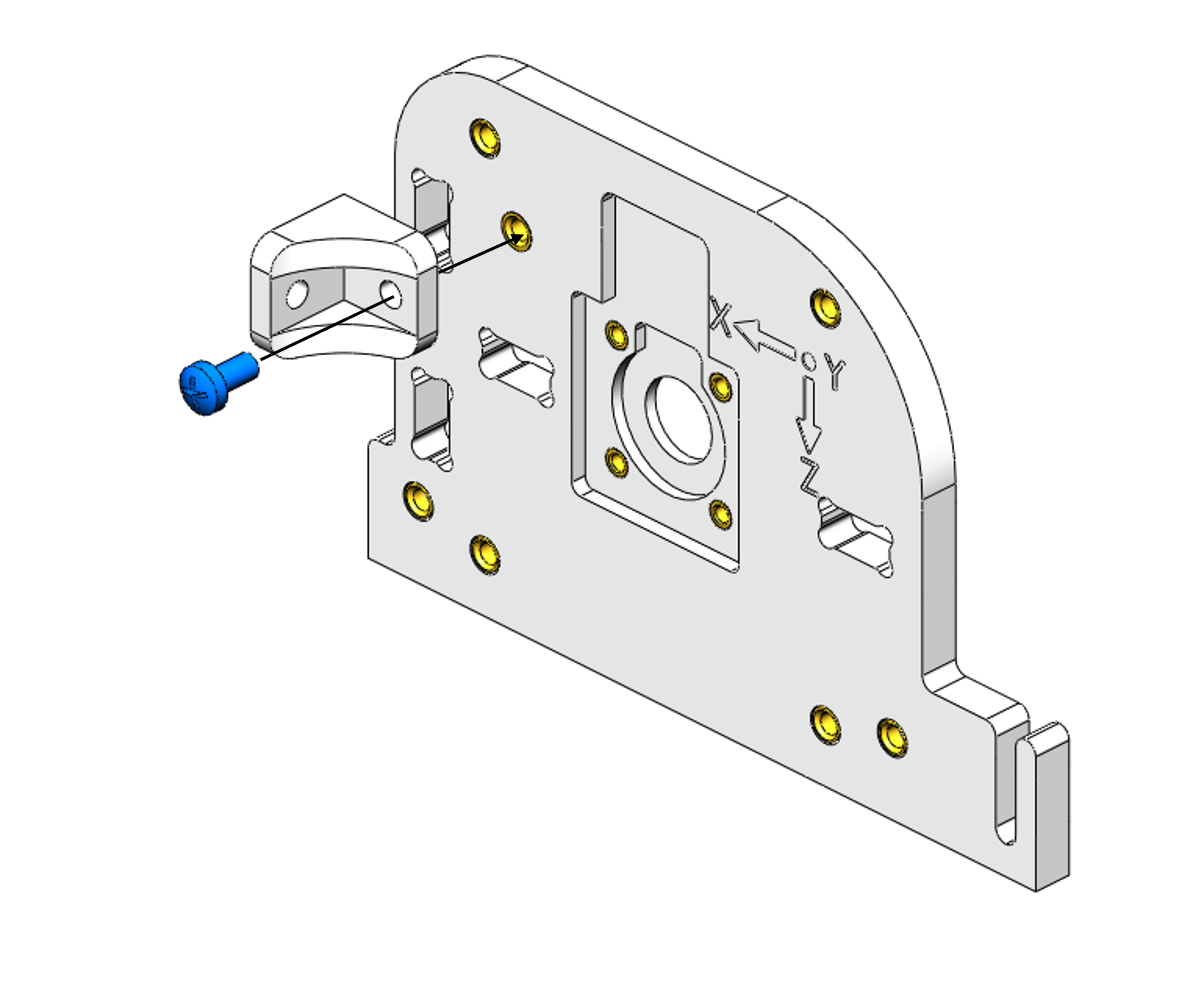 Стенка корпуса маховиков с уголком