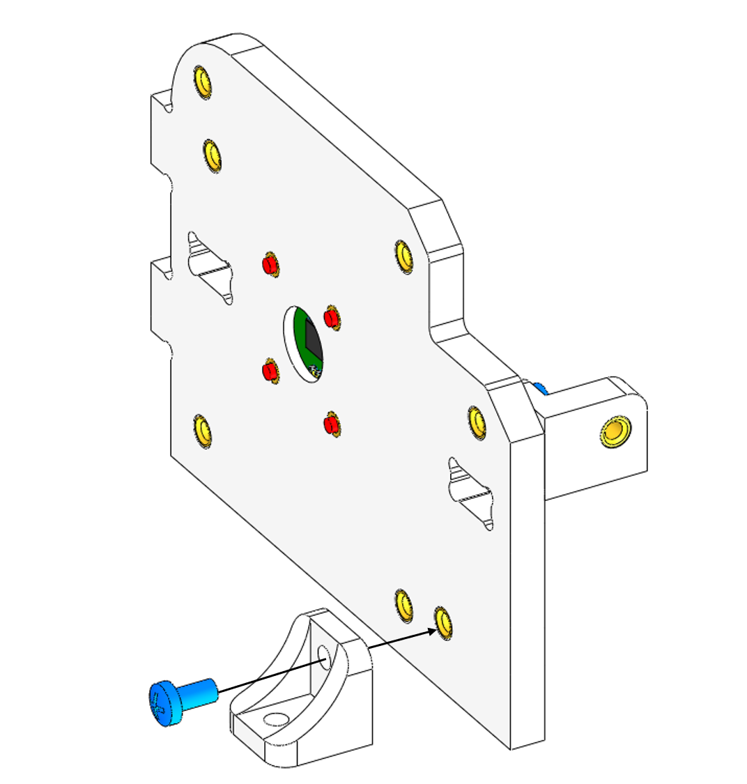 Стенка корпуса маховика A с тройным уголком