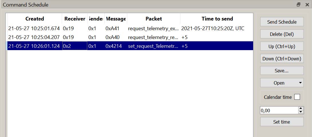 Расписание команд