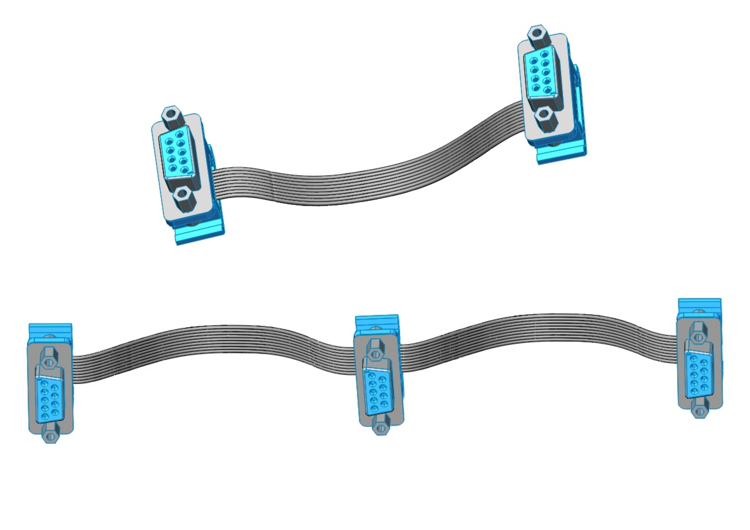 Правильная сборка двухточечного шлейфа