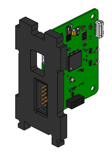 Установка платы с задней стенкой