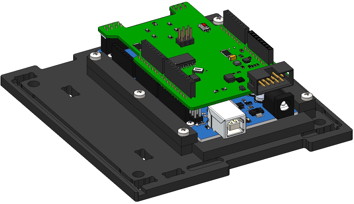 Установка плат на основание