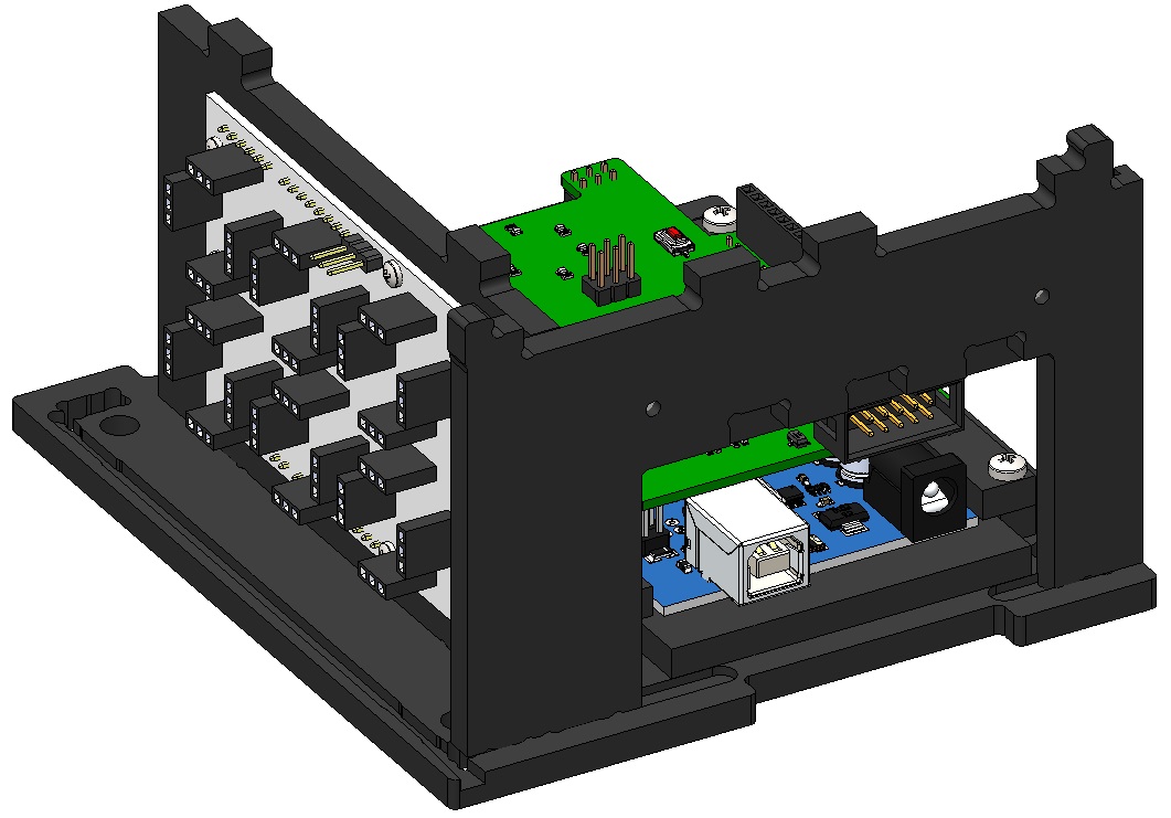 Установка боковой стенки с упором на основание