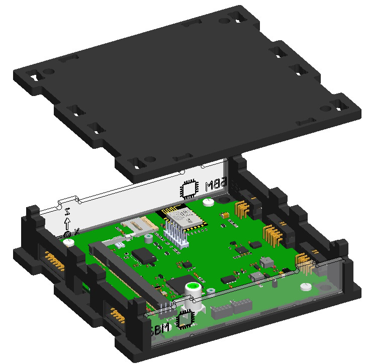 Установка верхней крышки