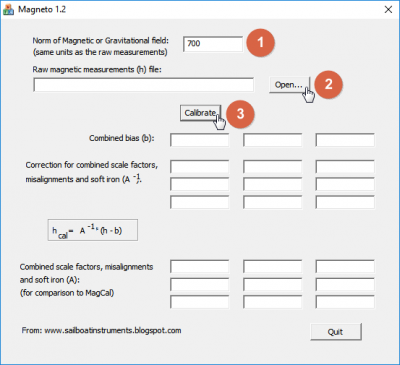 Главное меню программы Magneto