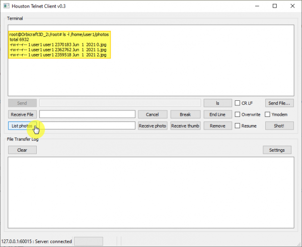 Список фотографий