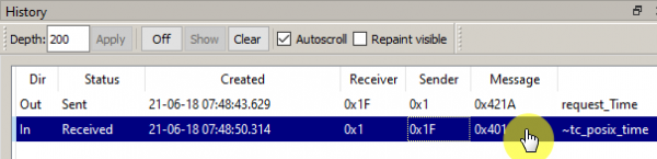 Отправка команды
