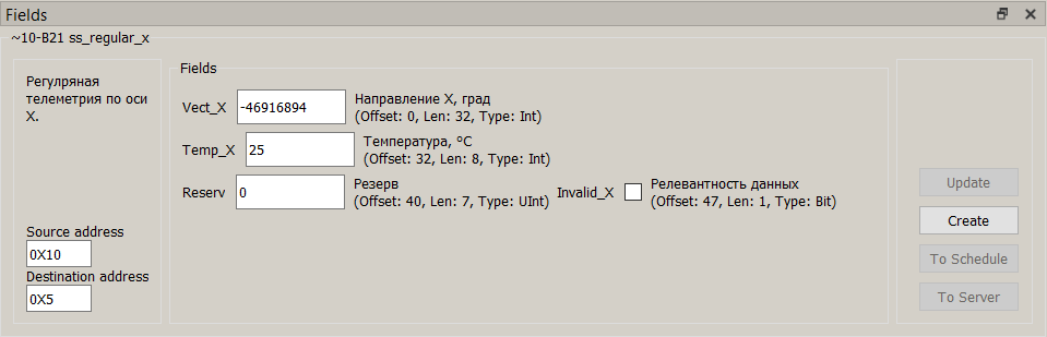 Проекция вектора на ось x