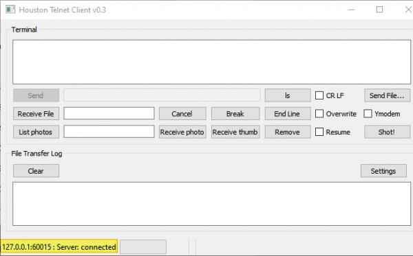 Статус TCP/IP-соединения