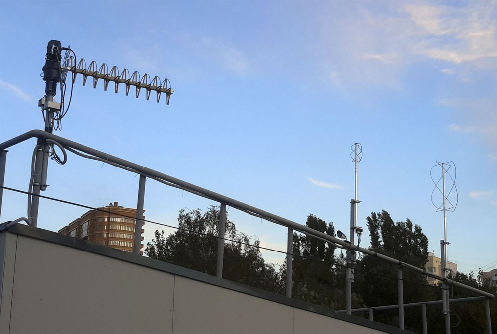 Комплекс «Завиток» на крыше здания