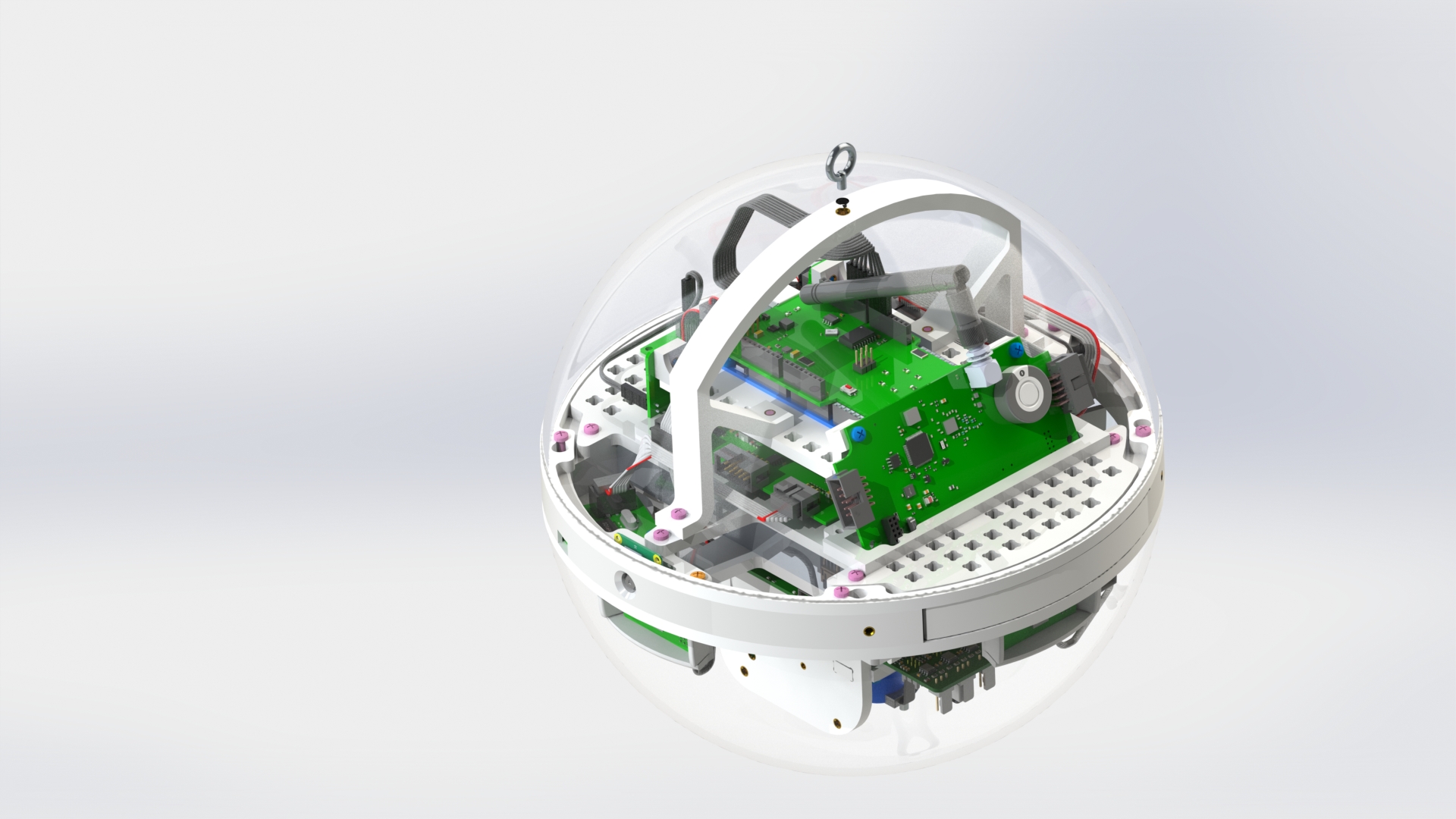Общая сборка трехосной конфигурации