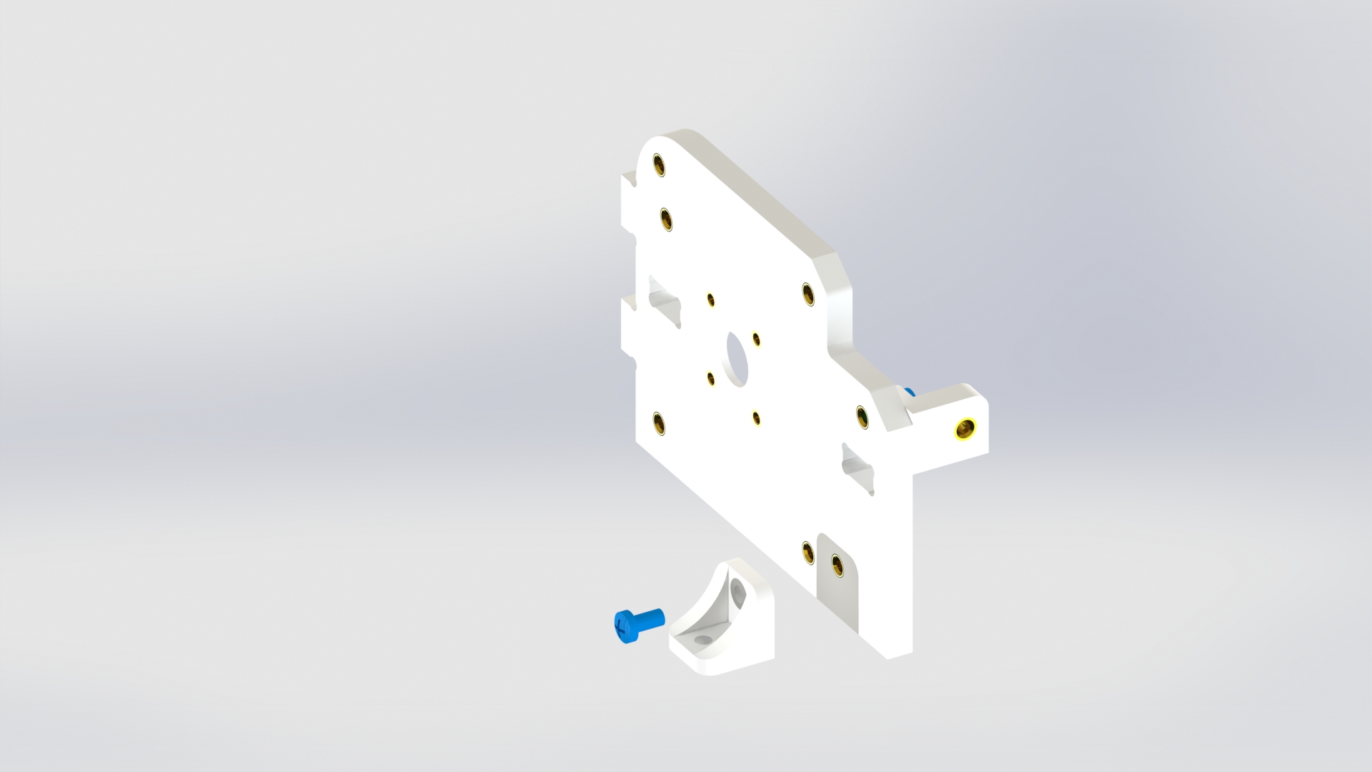 Стенка корпуса маховиков с уголком