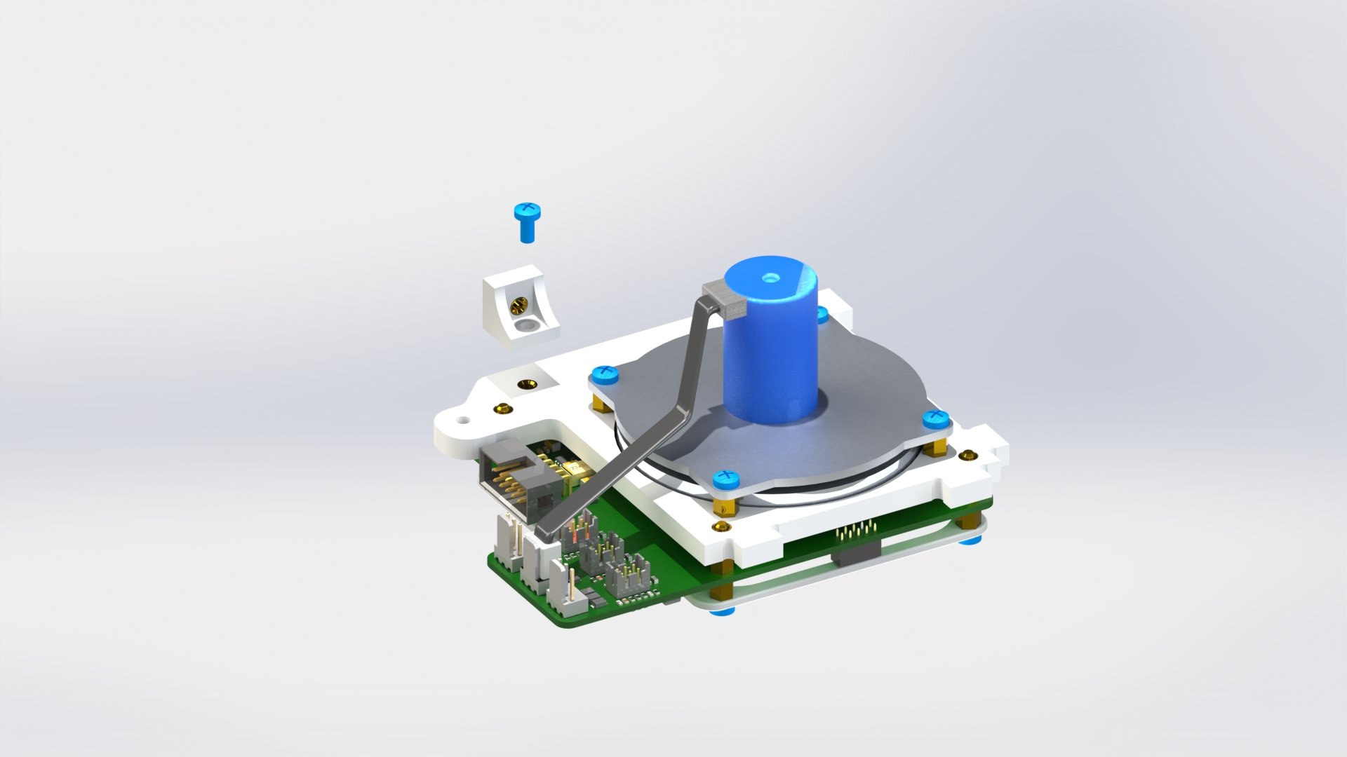 Соединение уголка с основанием