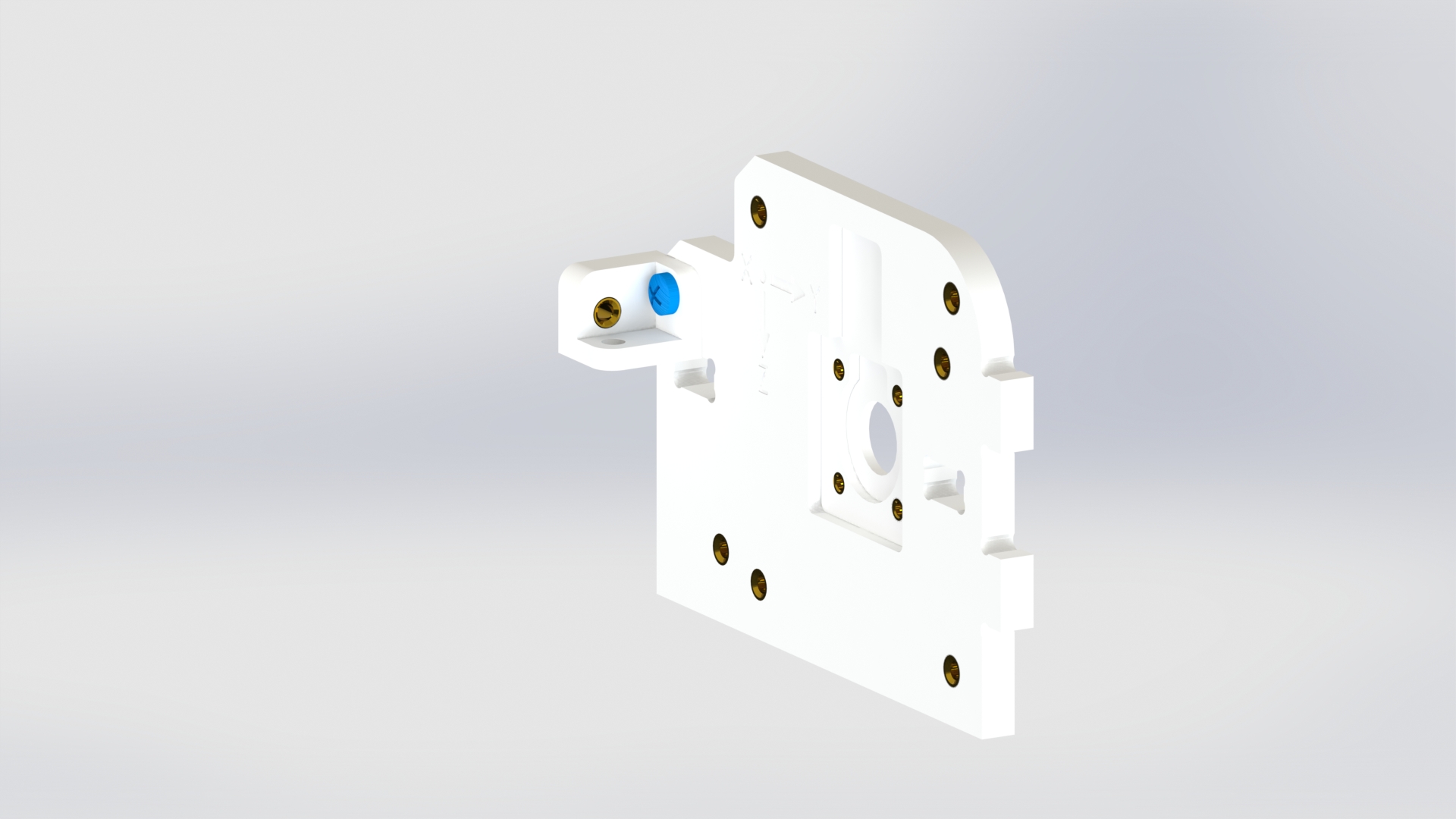 Стенка корпуса маховика A с тройным уголком