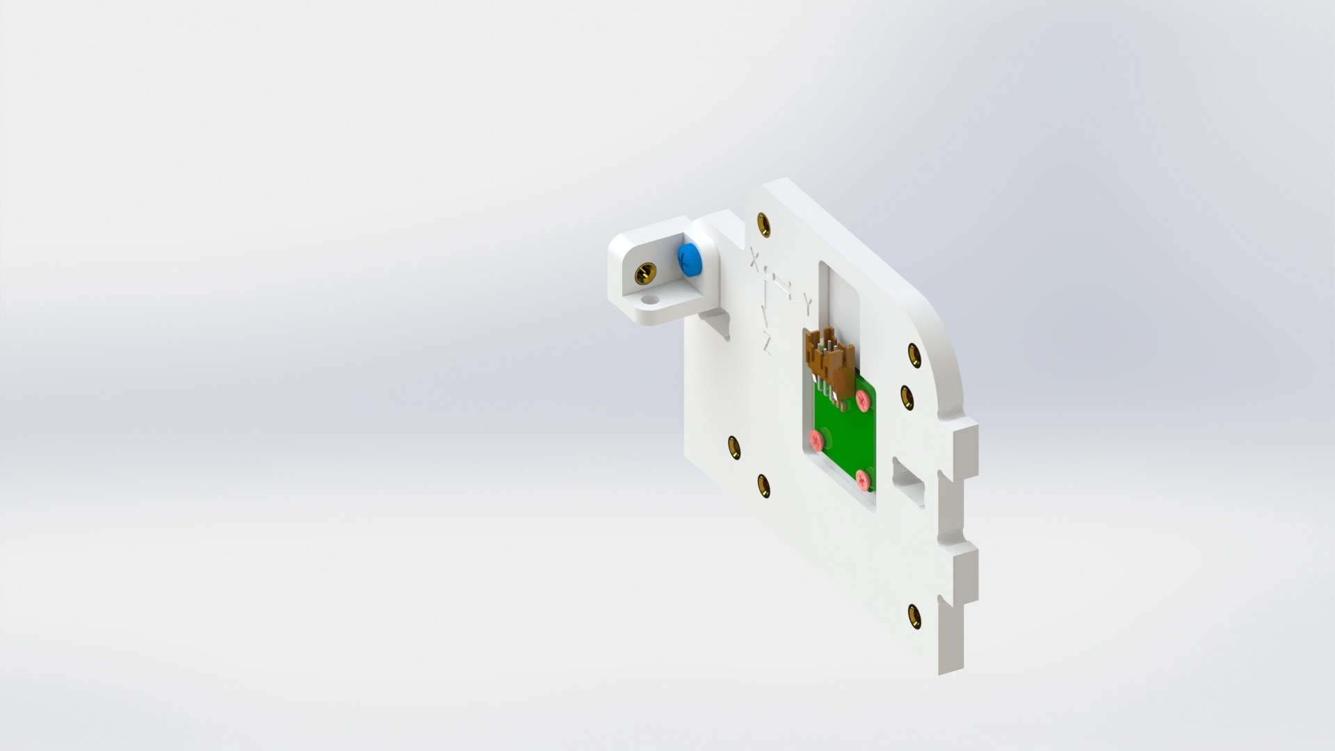 Стенка корпуса маховика A с тройным уголком