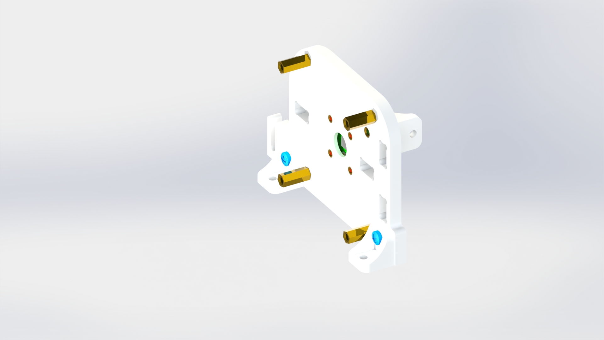 Соединение латунных стоек с корпусом