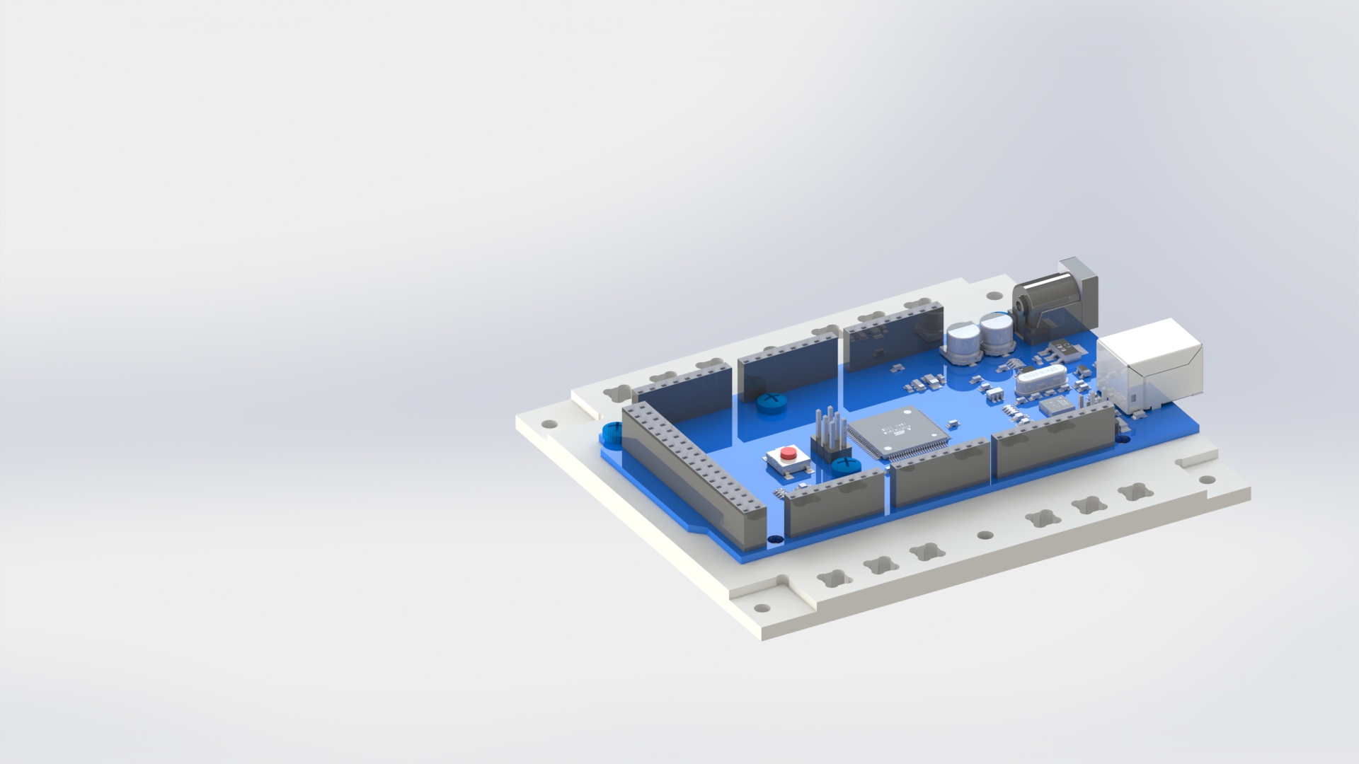 Крепление платы полезной нагрузки