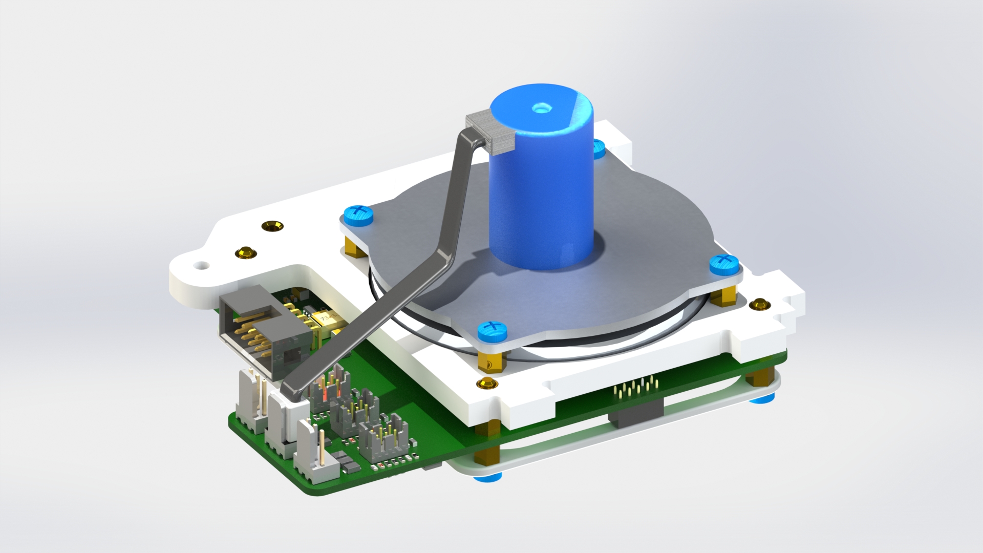 Соединение корпуса с маховиком