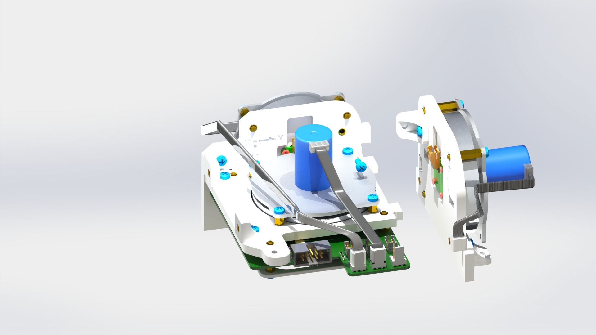 Соединение блоков маховиков B и C