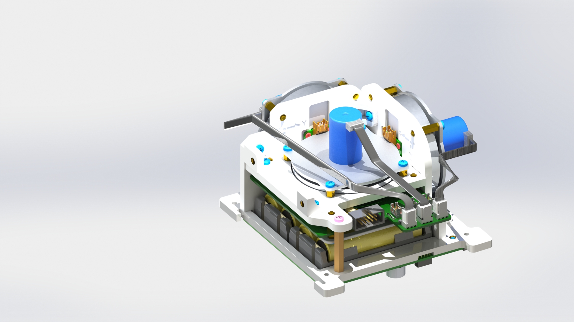 Соединение блока маховиков и системы электропитания