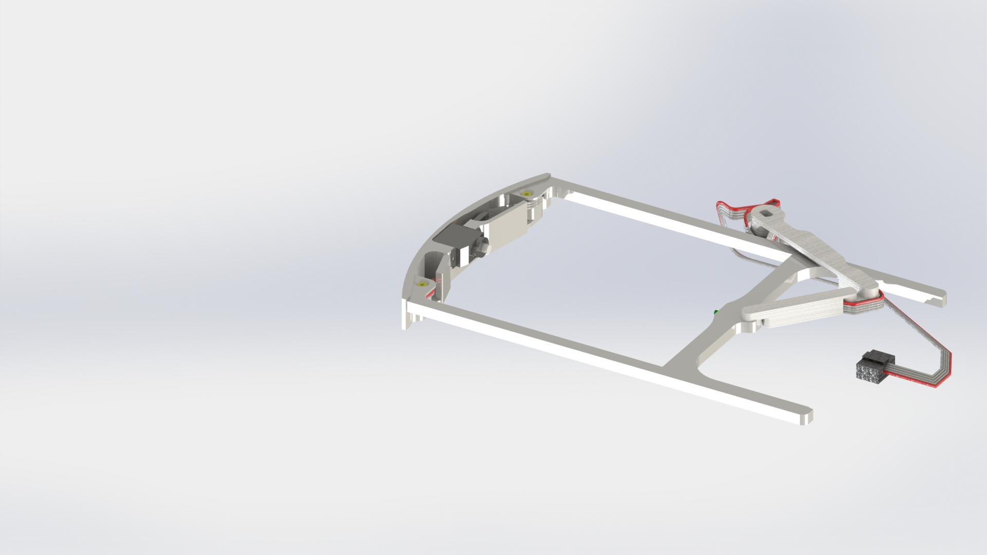 Сборка каркаса нижней солнечной панели