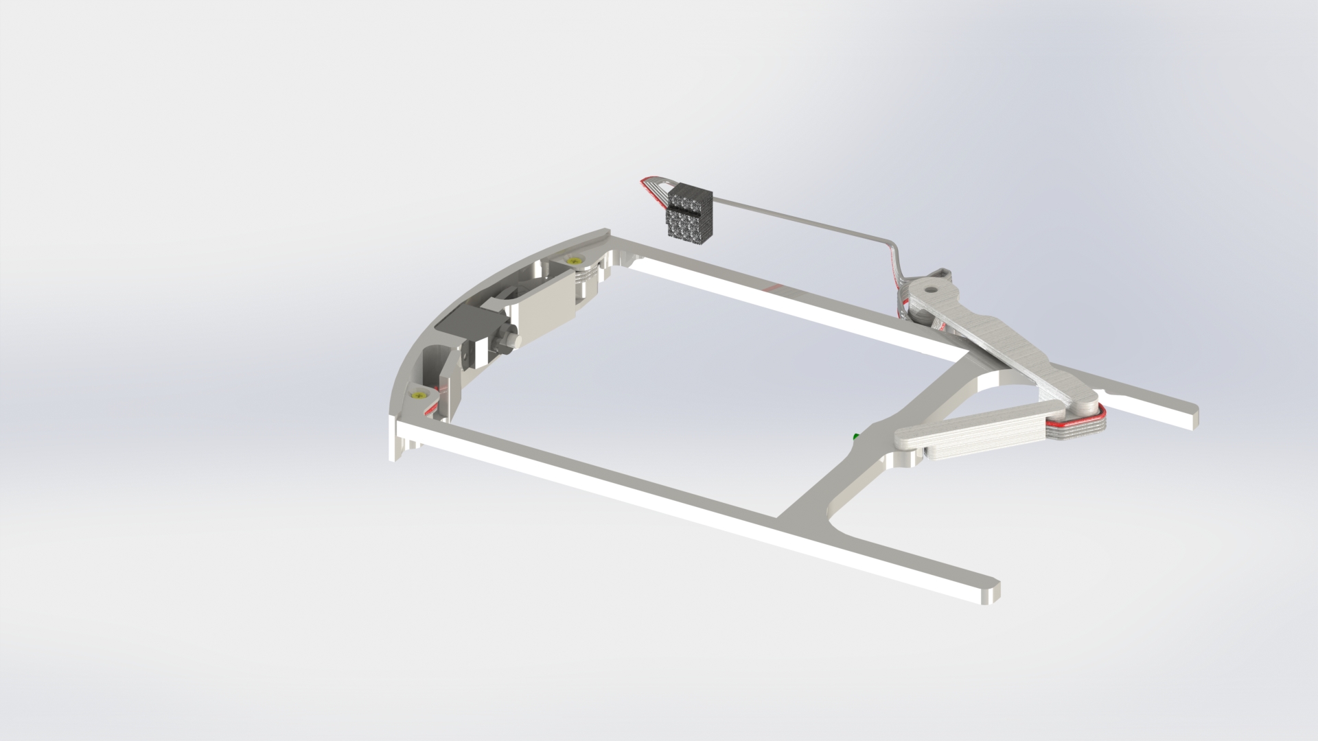 Сборка каркаса верхней солнечной панели