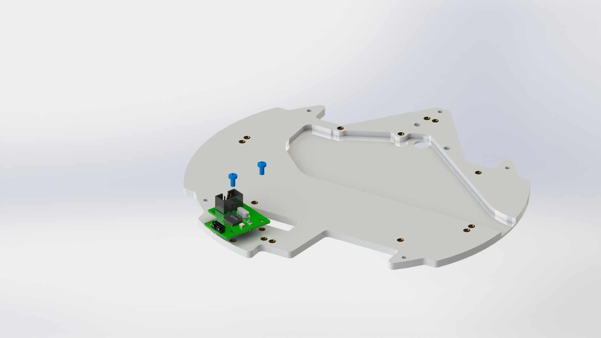 Крепление платы ВЧ