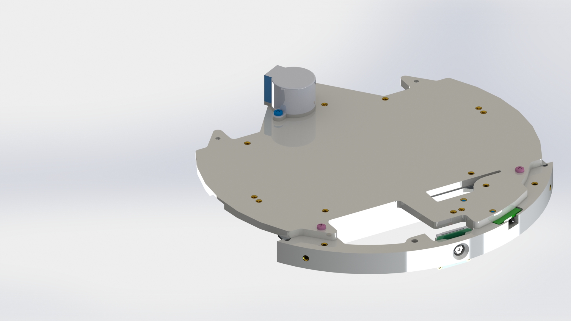 Крепление передней дуги