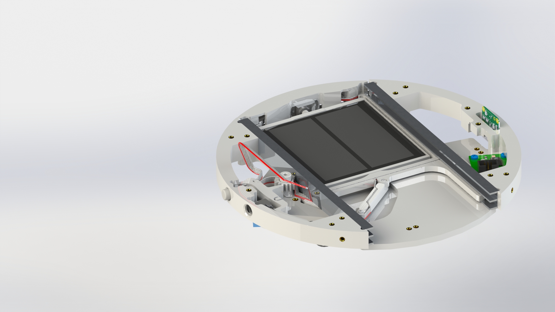 Нижняя солнечная панель в сборе