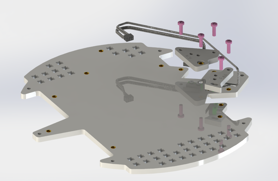 Крепление концевых выключателей