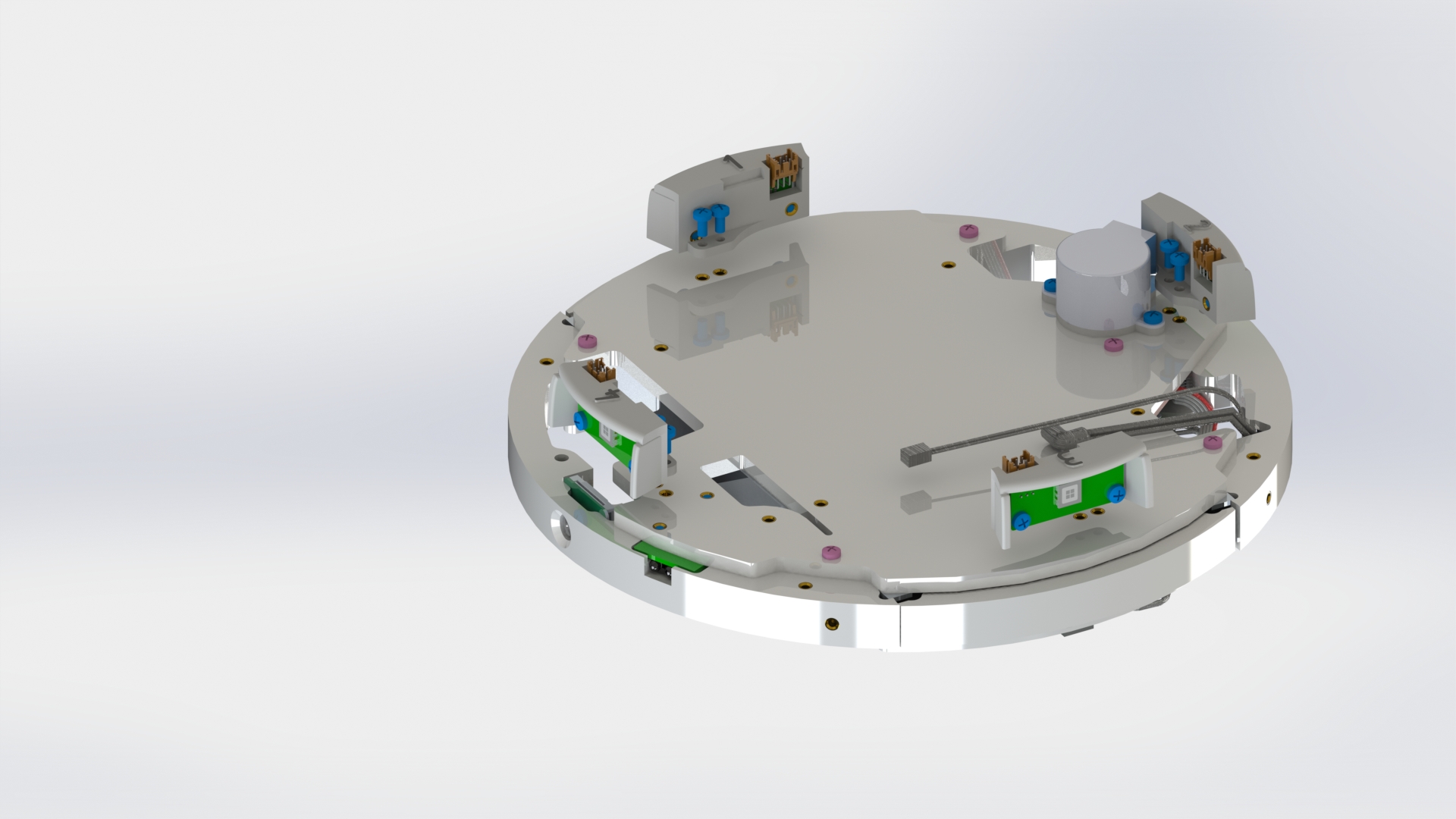 Крепление солнечных датчиков