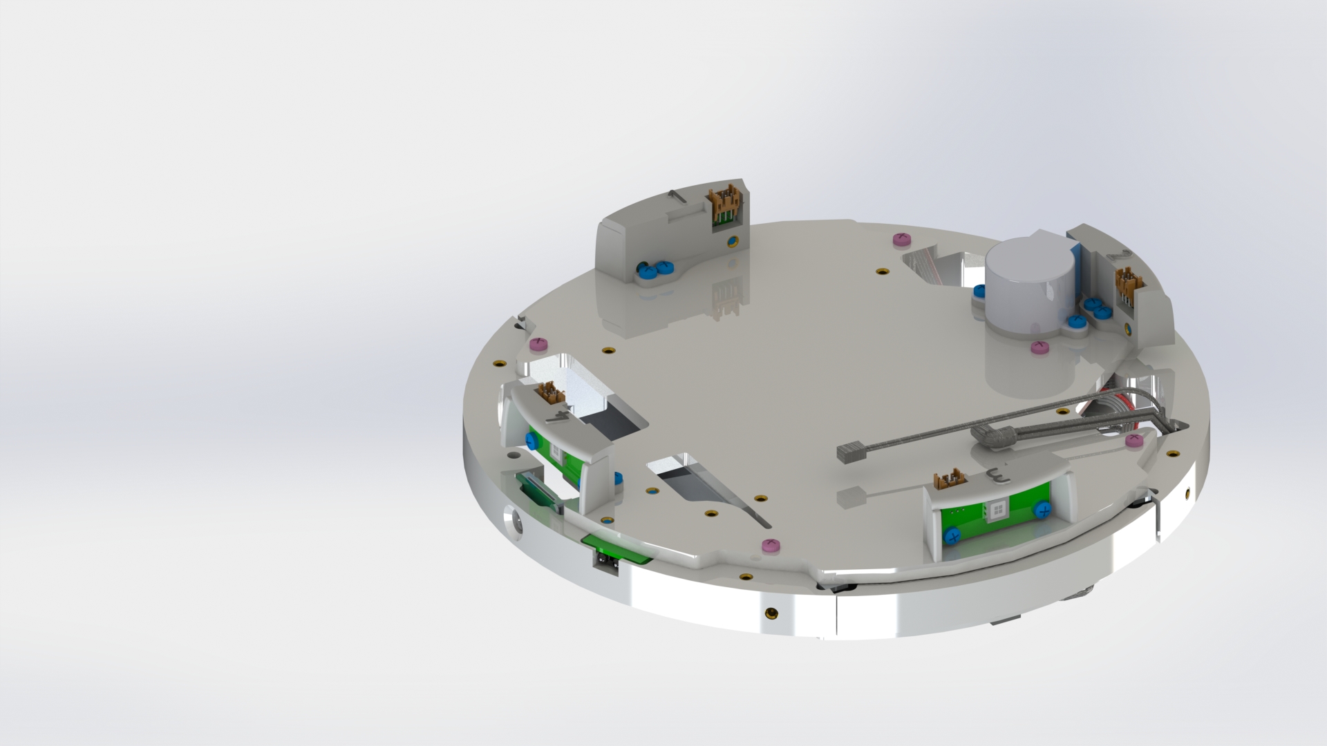 Крепление солнечных датчиков