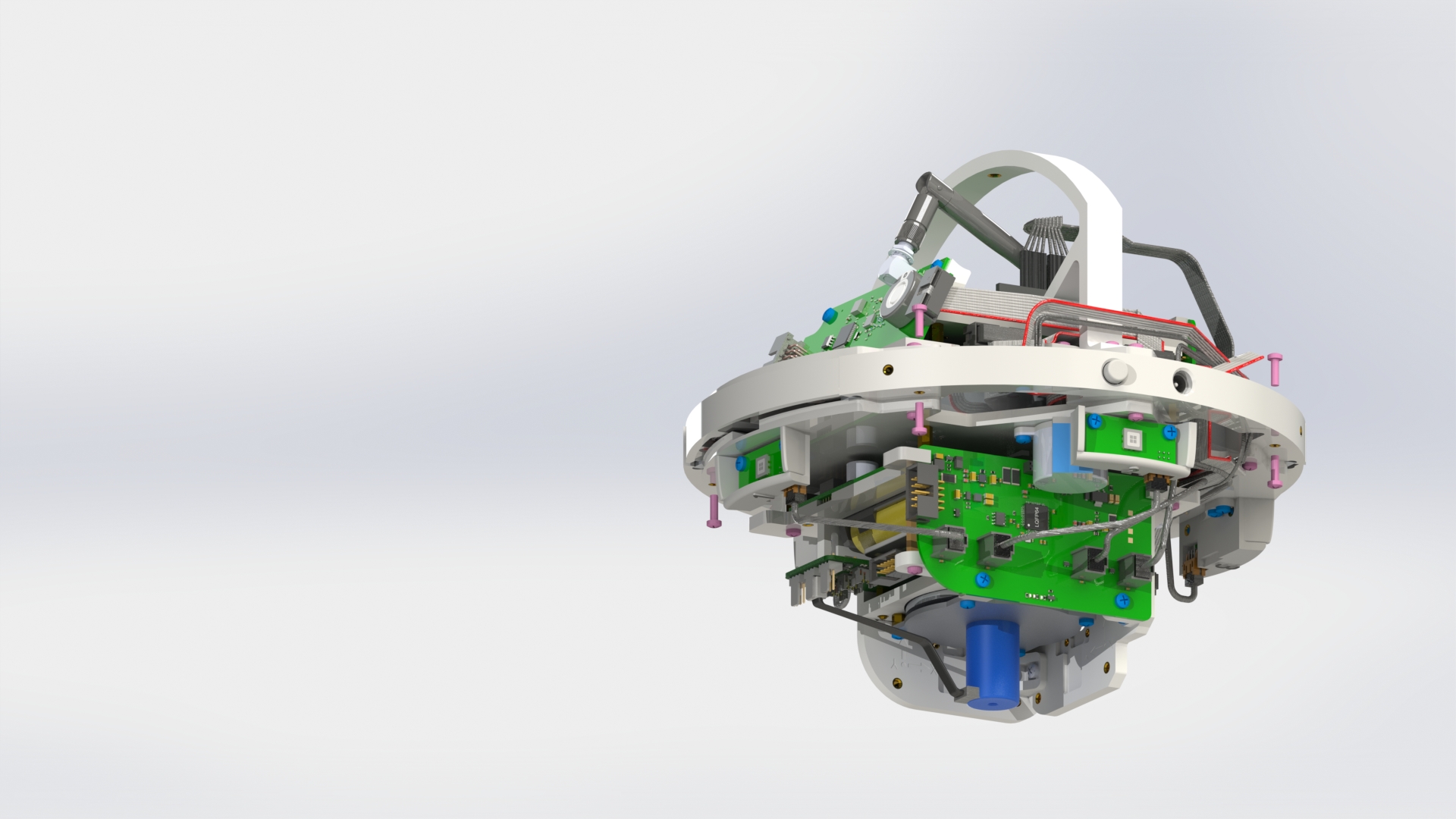 Установка креплений для полусфер