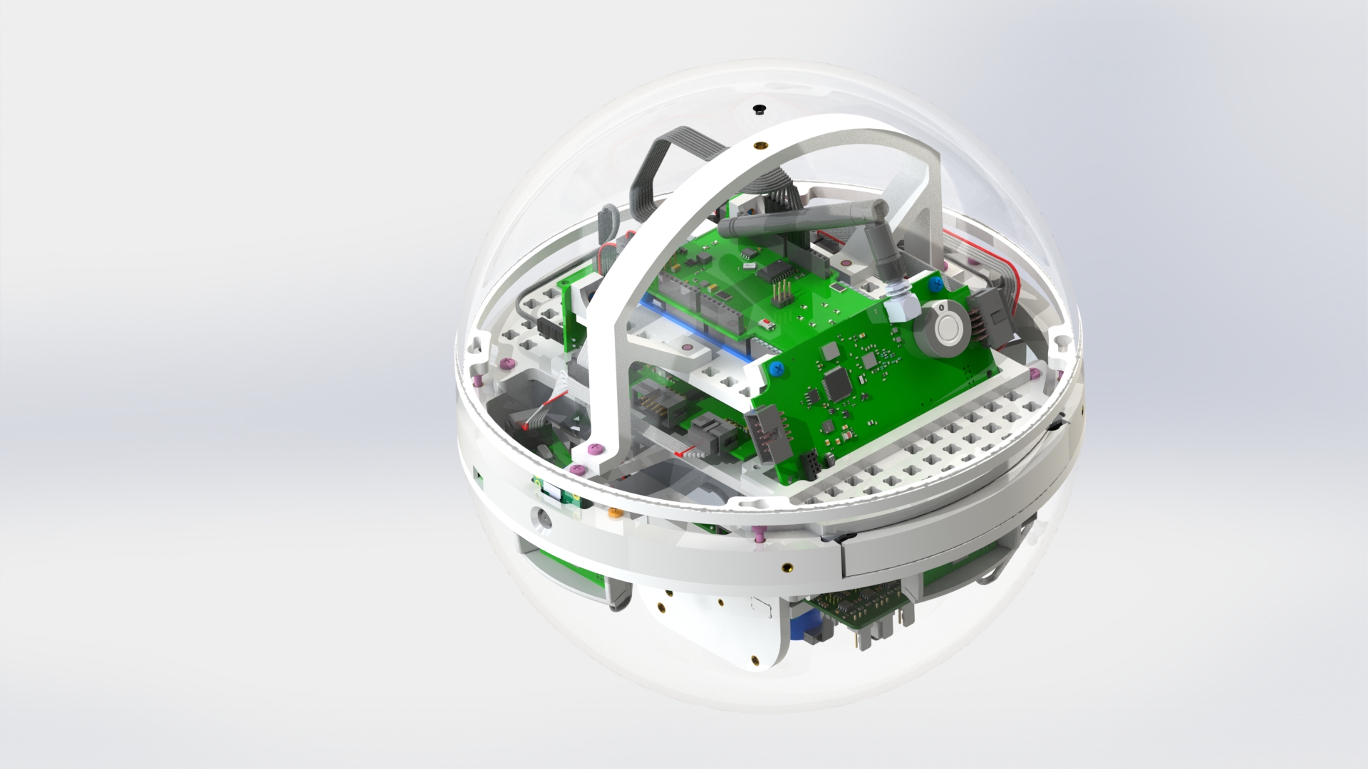 Крепление верхней полусферы