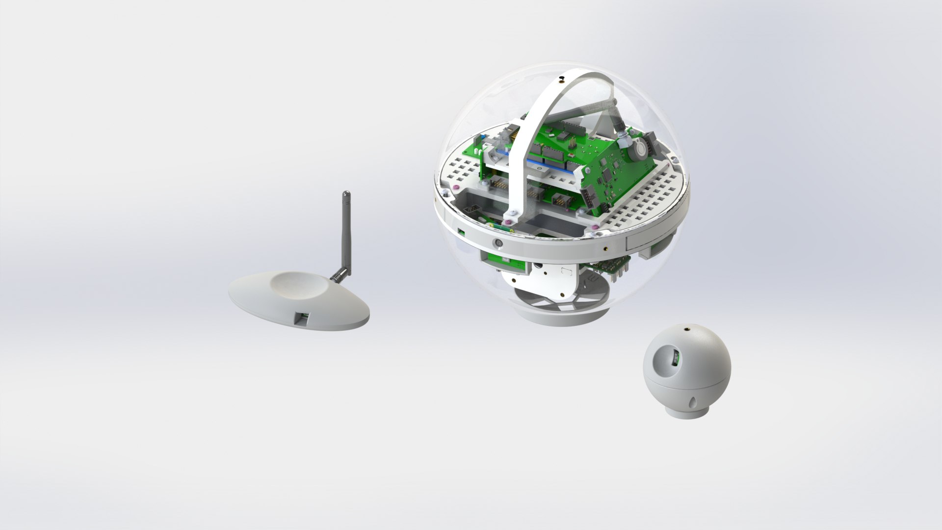 Собранный конструктор OrbiX (одноосная конфигурация)