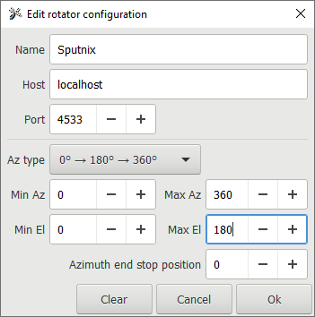 Rotary system settings