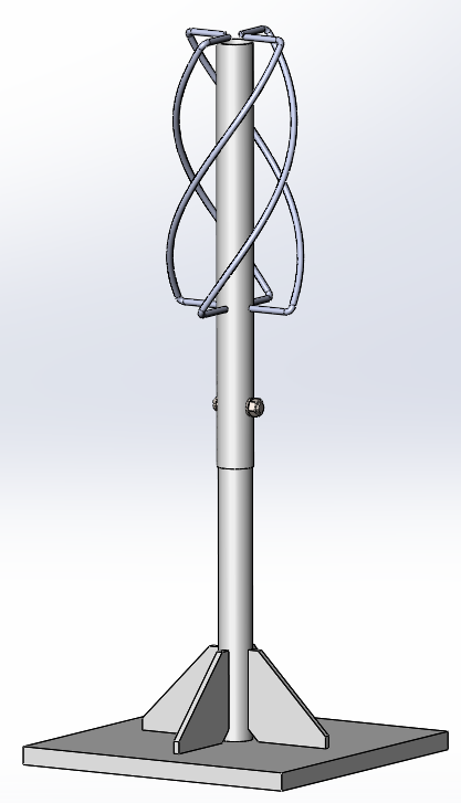 Fixed antenna of the 430-440 MHz band