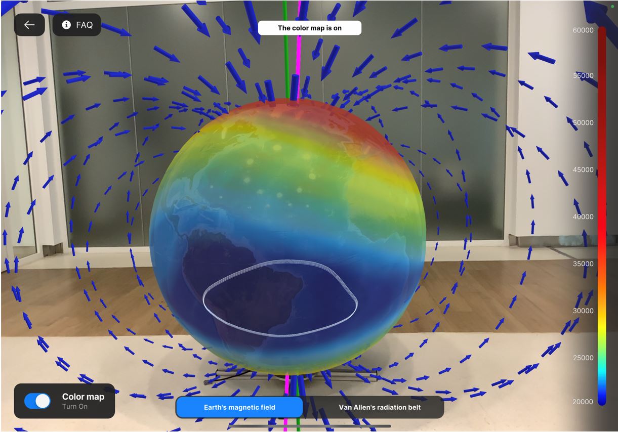 South Atlantic Anomaly in AR