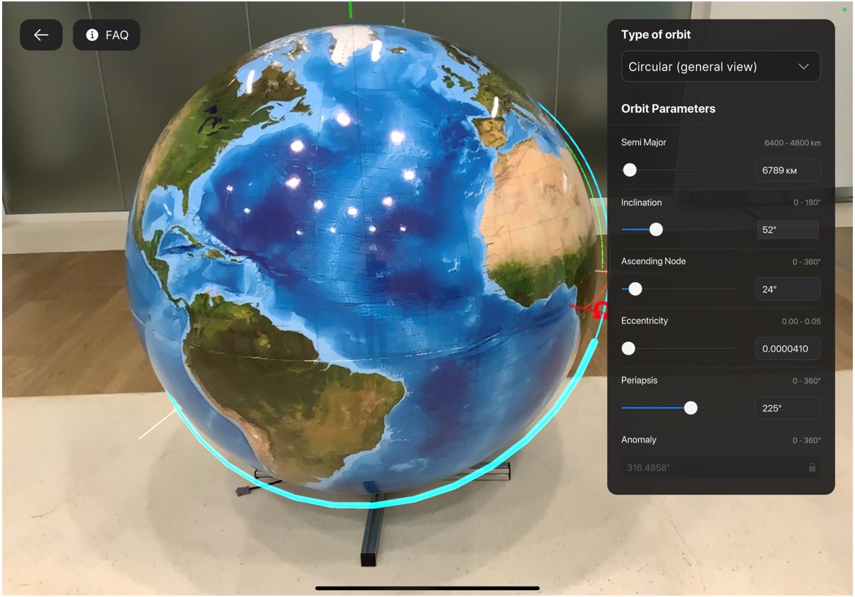 Circular orbit (general view)