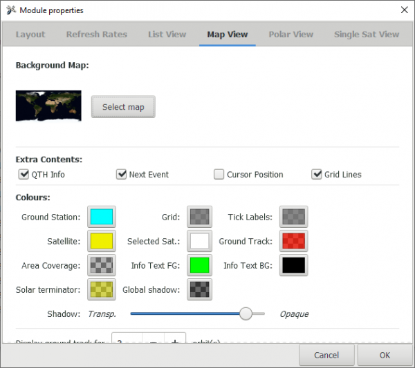 Map appearance and colors