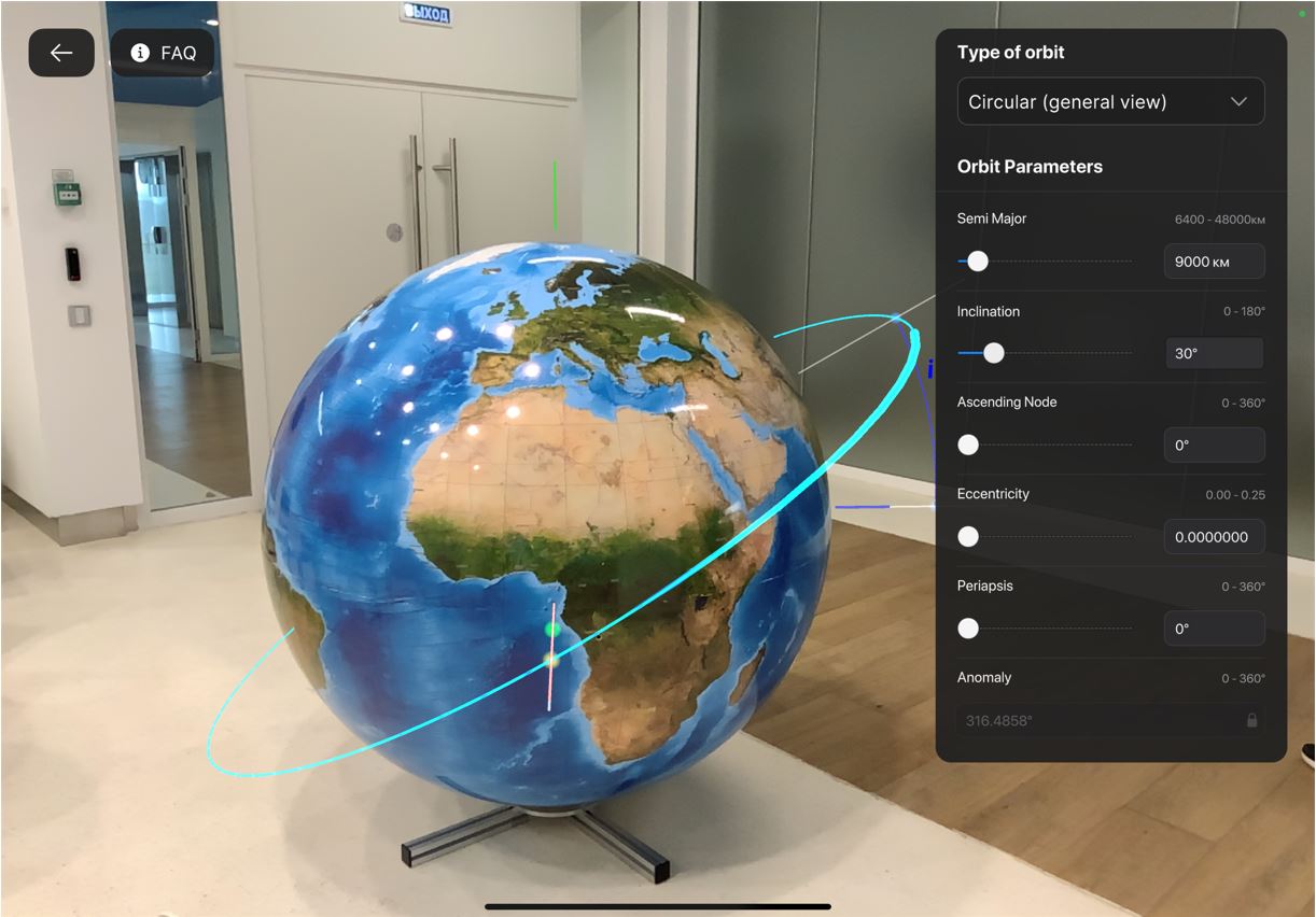 Changing inclination