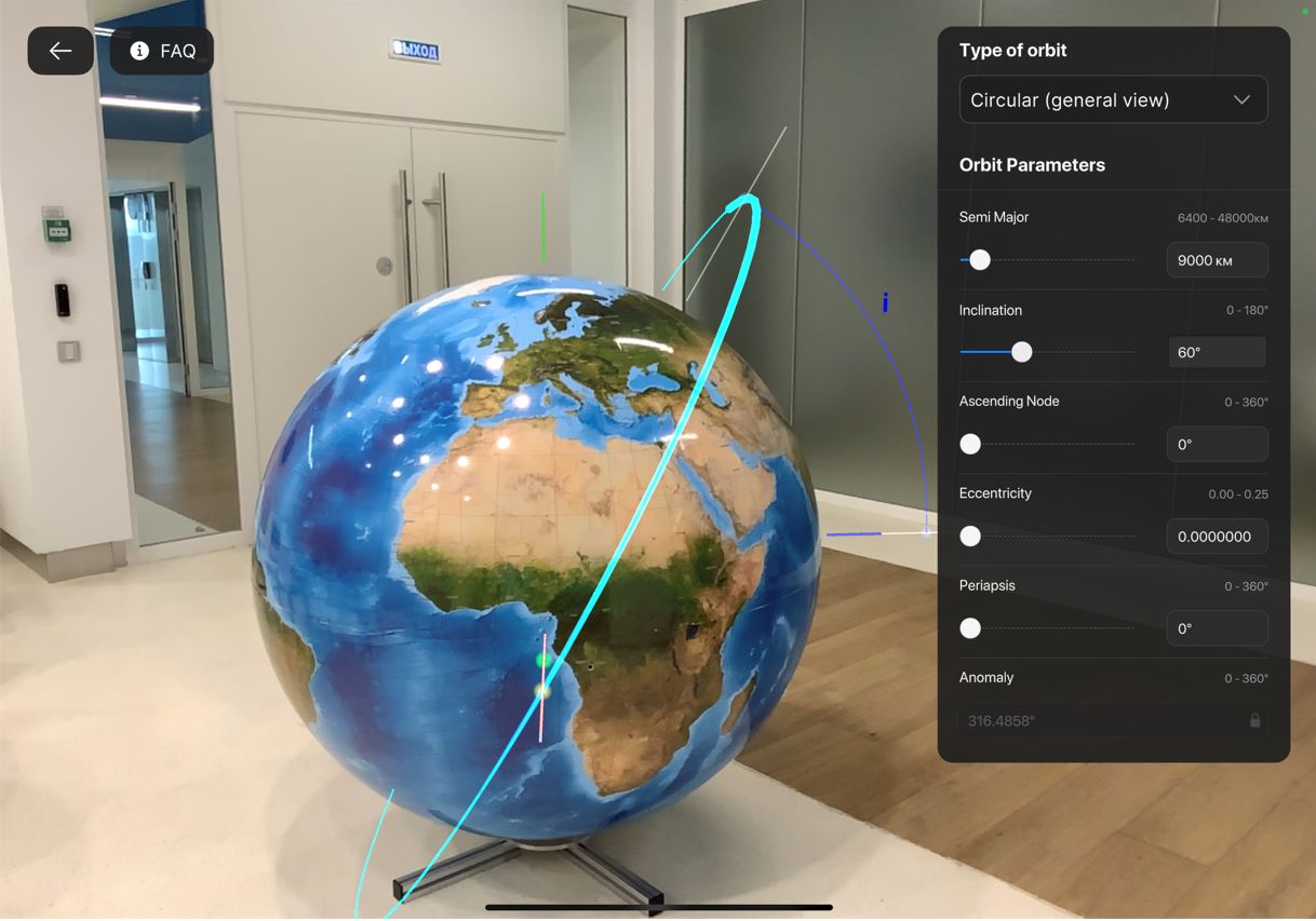 Changing inclination