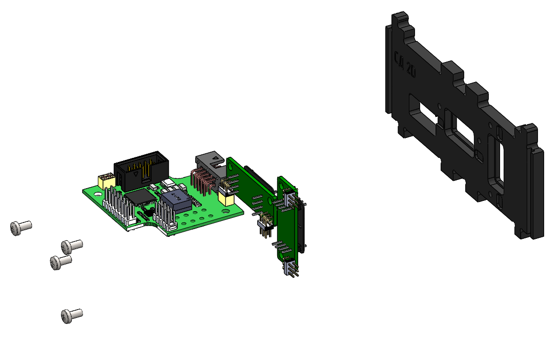 Mounting of the solar sensor mask
