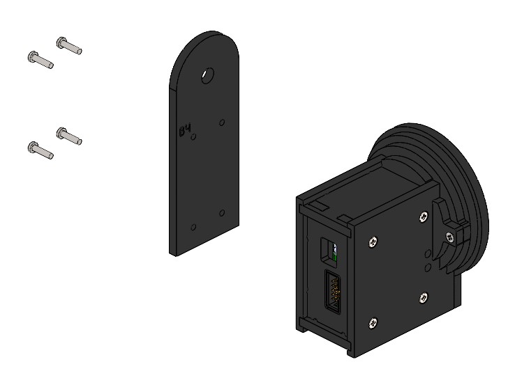 Installing the second side wall and bracket