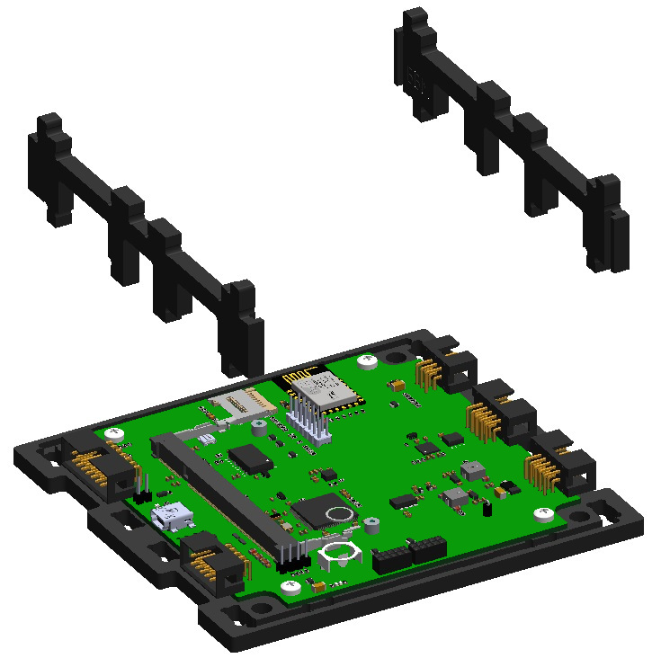 Installation and fastening of side walls